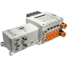 SMC solenoid valve 4 & 5 Port VQC VV5QC11-S, 1000 Series, Base Mounted Manifold, Plug-in, I/O Serial Transmission Unit (EX250)